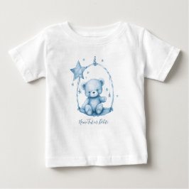 Blauw T-Shirt met Teddibeer voor Baby