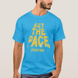 Blauw T-shirt voor mannen
