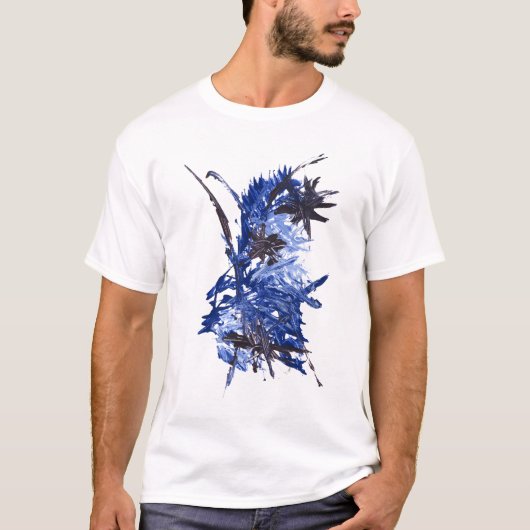 BLAUW t-shirt VOOR VERZAMELING (Voorkant)