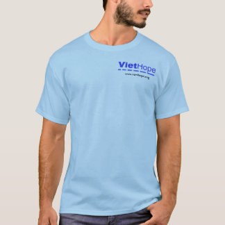 BLAUW T-SHIRT "zeilboten" (LOGO VOORZIJDS)