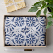 Blauw Talavera-tegel Spaanse stijl Fiesta Tissuepapier (Geschenk)
