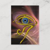 BLAUW TALISMAN ANTIEK ROZE BRUIN WIT LICHT GOLVEN VISITEKAARTJE (Achterkant)