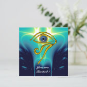 BLAUW TALISMAN, Aqua blue, Blauwgroen Kaart (Staand voorkant)