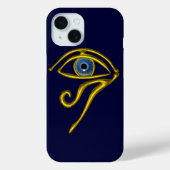 BLAUW TALISMAN/GOLD HORUS EYE Case-Mate iPhone CASE (Achterkant)