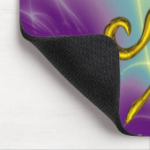 BLAUW TALISMAN/GOLD HORUS EYE MUISMAT (Hoek)