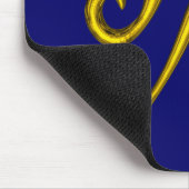 BLAUW TALISMAN/GOLD HORUS EYE MUISMAT (Hoek)