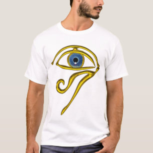 BLAUW TALISMAN/GOLD HORUS EYE T-SHIRT