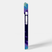 BLAUW TALISMAN HORUS EYE MONOGRAM Blue Paars Case-Mate iPhone Case (Achterkant / Links)