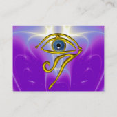 BLAUW TALISMAN, paars violet wit roze Visitekaartje (Achterkant)