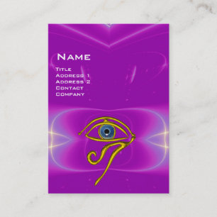 BLAUW TALISMAN, paars violet wit roze Visitekaartje