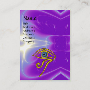 BLAUW TALISMAN, paars violet wit roze Visitekaartje