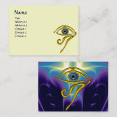 BLAUW TALISMAN, paars violet wit Visitekaartje (Voorkant / Achterkant)