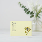 BLAUW TALISMAN, paars violet wit Visitekaartje (Staand voorkant)