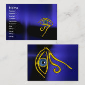 BLAUW TALISMAN zwart geel Visitekaartje (Voorkant / Achterkant)