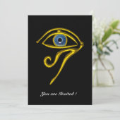 BLAUW TALISMAN, zwart Kaart (Staand voorkant)