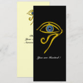 BLAUW TALISMAN, zwart-wit Kaart (Voorkant / Achterkant)