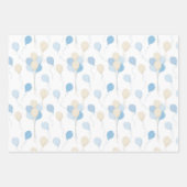 BLAUW & TAN BABY JONGENSPATRONEN INPAKPAPIER VEL (Voorkant 3)