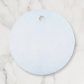 Blauw Tane Berenballonnen Bedankt Bedankjes Labels (Achterkant)