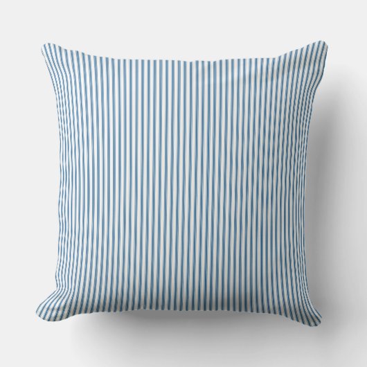 Blauw tapijtblok kussen (Voorkant)