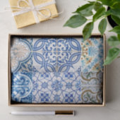 Blauw tapijtpapier tissuepapier (Geschenk)