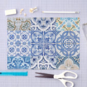 Blauw tapijtpapier tissuepapier (Craft)