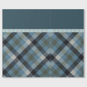 Blauw tartpannen cadeaupapier (Vlak)