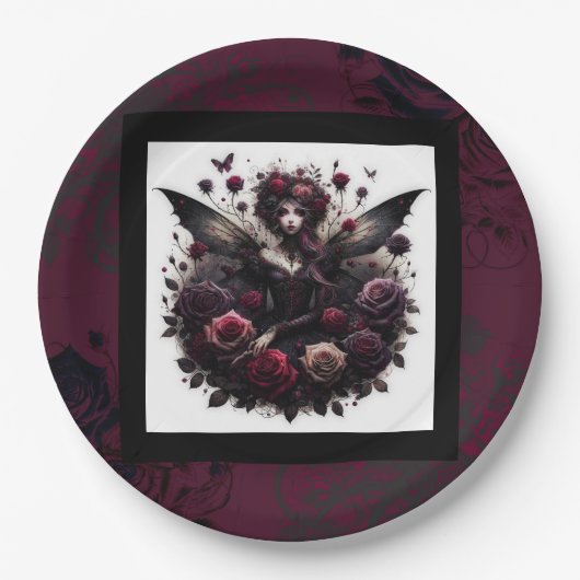 Blauw Teal Goud Agate Modern Glam Elegante Trouw Papieren Bordje (Voorkant)