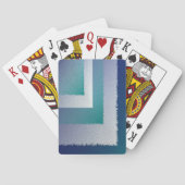 blauw teal grijs ex pastel pokerkaarten (Achterkant)