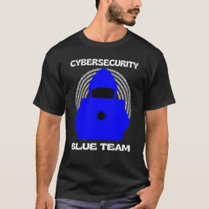 Blauw Team Cybersecurity Hacking Ethische Hacker C T-shirt
