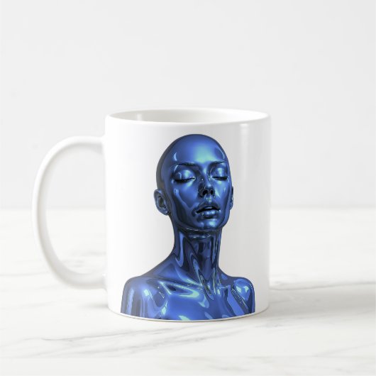 Blauw Tech Muse Koffiemok (Links)