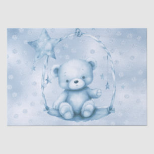 Blauw Teddy Beer Tissue Papier