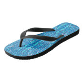 blauw teenslippers (Schuin)