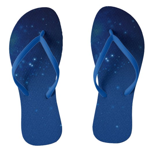 Blauw Teenslippers (Voetbed)