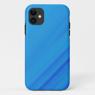 Blauw tekenstrepen, grafisch ontwerp iPhone 11 hoesje