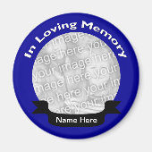 Blauw ter herinnering aan magneet (Voorkant)