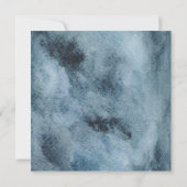 Blauw | Terracotta Oh Boy Herfst Floral Baby showe Kaart (Achterkant)