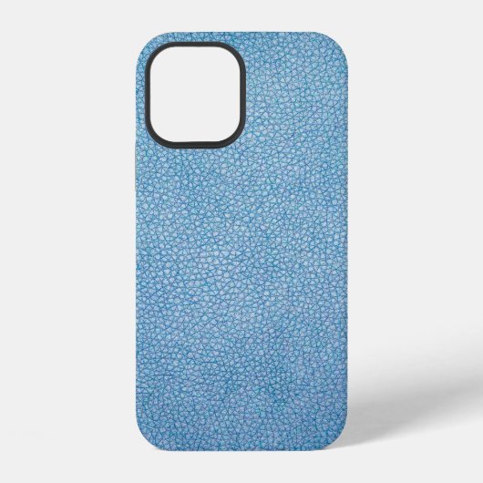 Blauw textiel iPhone hoesje (Achterkant)
