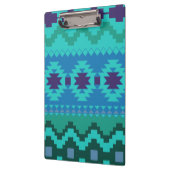 Blauw Textielontwerp Achtergrond Trendy illustrati Klembord (Links)