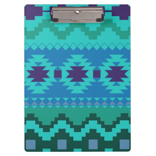 Blauw Textielontwerp Achtergrond Trendy illustrati Klembord (Voorkant)