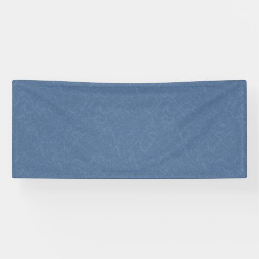 Blauw textuurpatroon met wervelende wolk spandoek (Horizontaal)