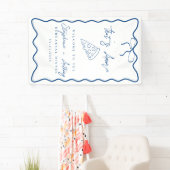 Blauw That's Amore Pizza Rehearsal Dinner Spandoek (Insitu)