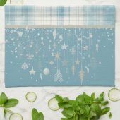Blauw Theedoek (Gevouwen)