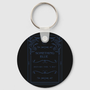 Blauw thema Bach Hen Party bijpassende bruid trouw Sleutelhanger
