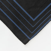 Blauw thema Bach Hen Party Matching Bruid Trouwen  Fleece Deken (Hoek)