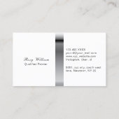 Blauw thema Professionele gekwalificeerde schilder Visitekaartje (Achterkant)