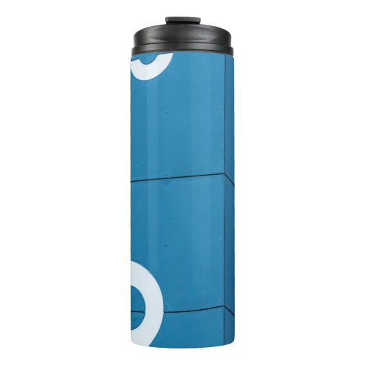 Blauw Thermosbeker (Voorkant)