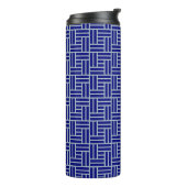Blauw Thermosbeker (Gedraaid links)