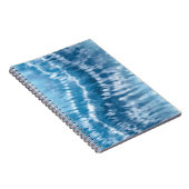 Blauw Tie Dye Spiraal Notebook Notitieboek (Rechterzijde)