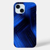Blauw tijdelijk Abstract Case-Mate iPhone Case (Achterkant)