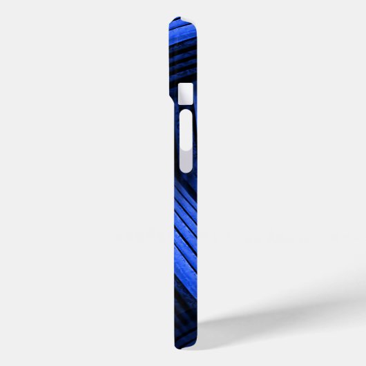 Blauw tijdelijk Abstract Case-Mate iPhone Case (Achterkant / Links)